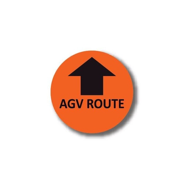 Ergomat 6in CIRCLE SIGNS - AGV Route DSV-SIGN 36 #1903 -UEN - main
